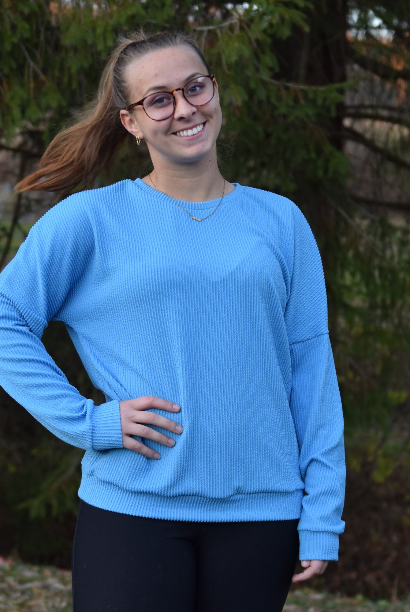 Bright Blue, Urban Rib Knit Fabric - Boho Fabrics - Rib Solid, Knit Fabric