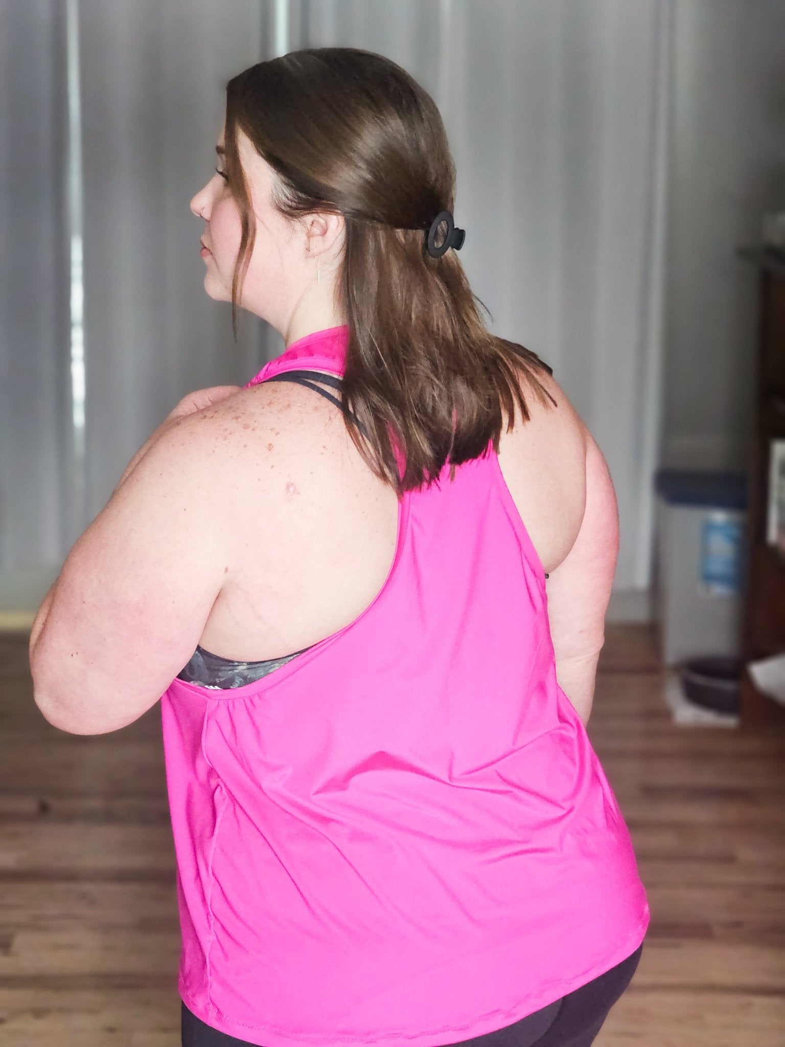 Bright Pink, Solid Athletic Knit Fabric - Boho Fabrics - Athletic Knit Fabric