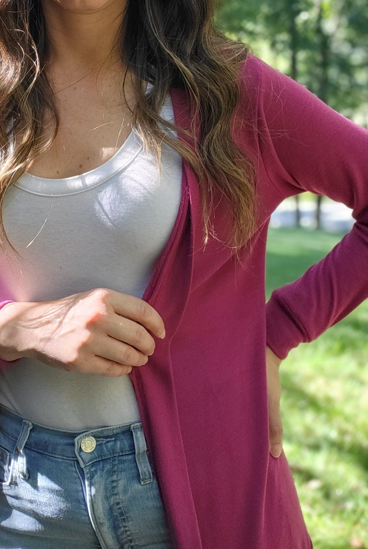 Bright Raspberry, Hacci Sweater Knit - Boho Fabrics - Sweater Solids, Knit Fabric