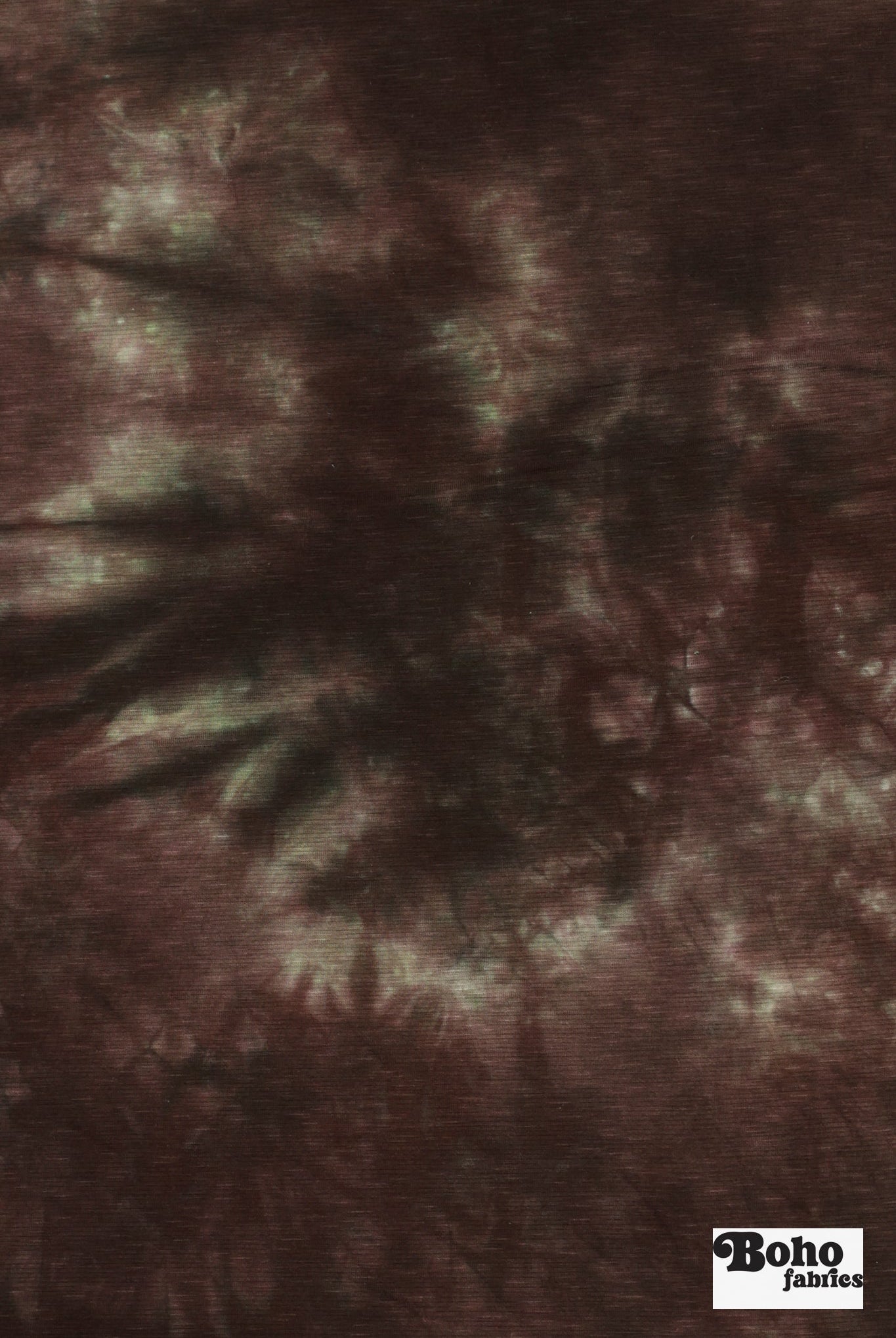 Brown Ice Dyed Jersey Knit Fabric - Boho Fabrics - Jersey Knit Printed Fabric