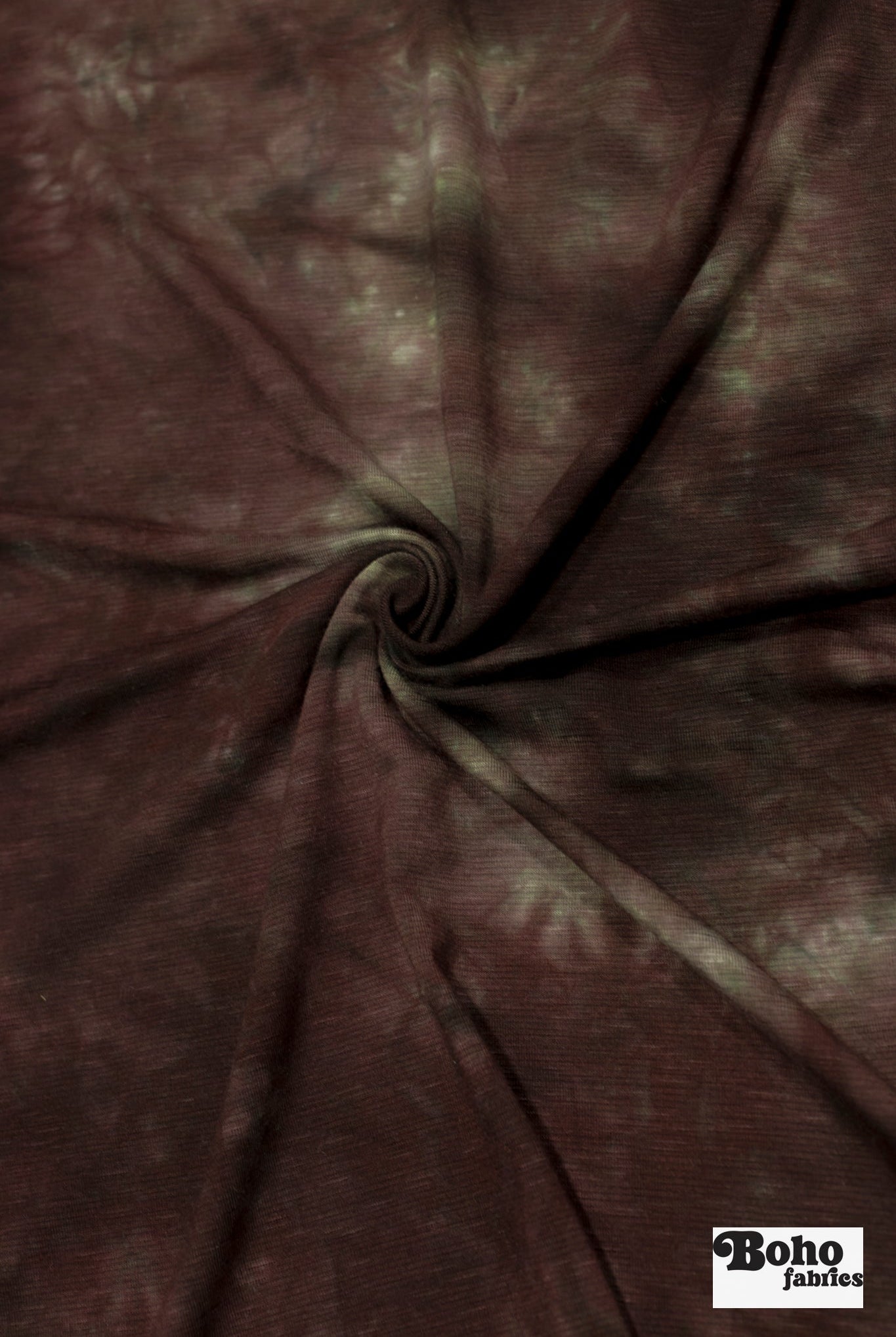 Brown Ice Dyed Jersey Knit Fabric - Boho Fabrics - Jersey Knit Printed Fabric