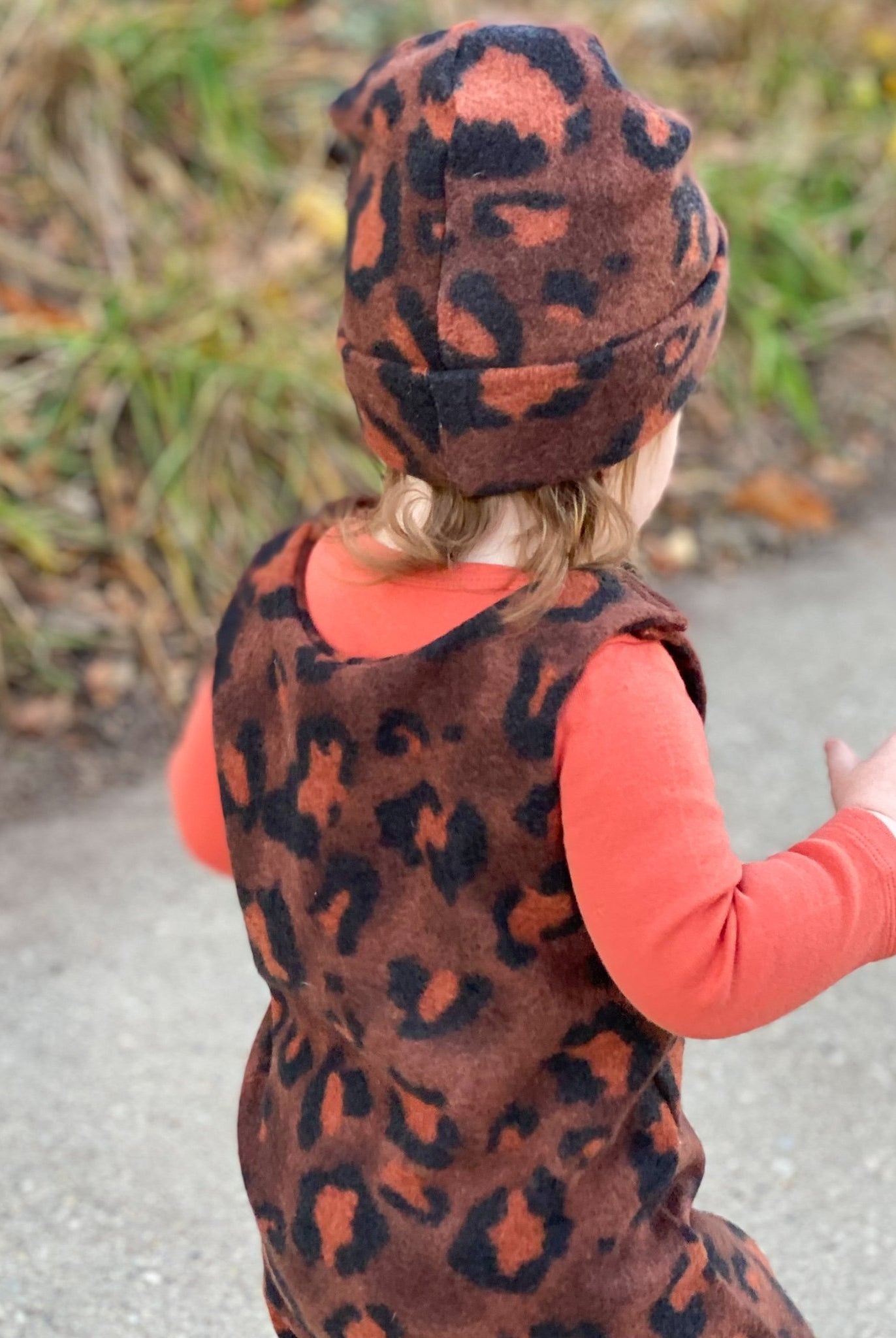 Brown Leopard, Printed Brushed Sweater Knit Fabric - Boho Fabrics - Sweater Prints, Knit Fabric