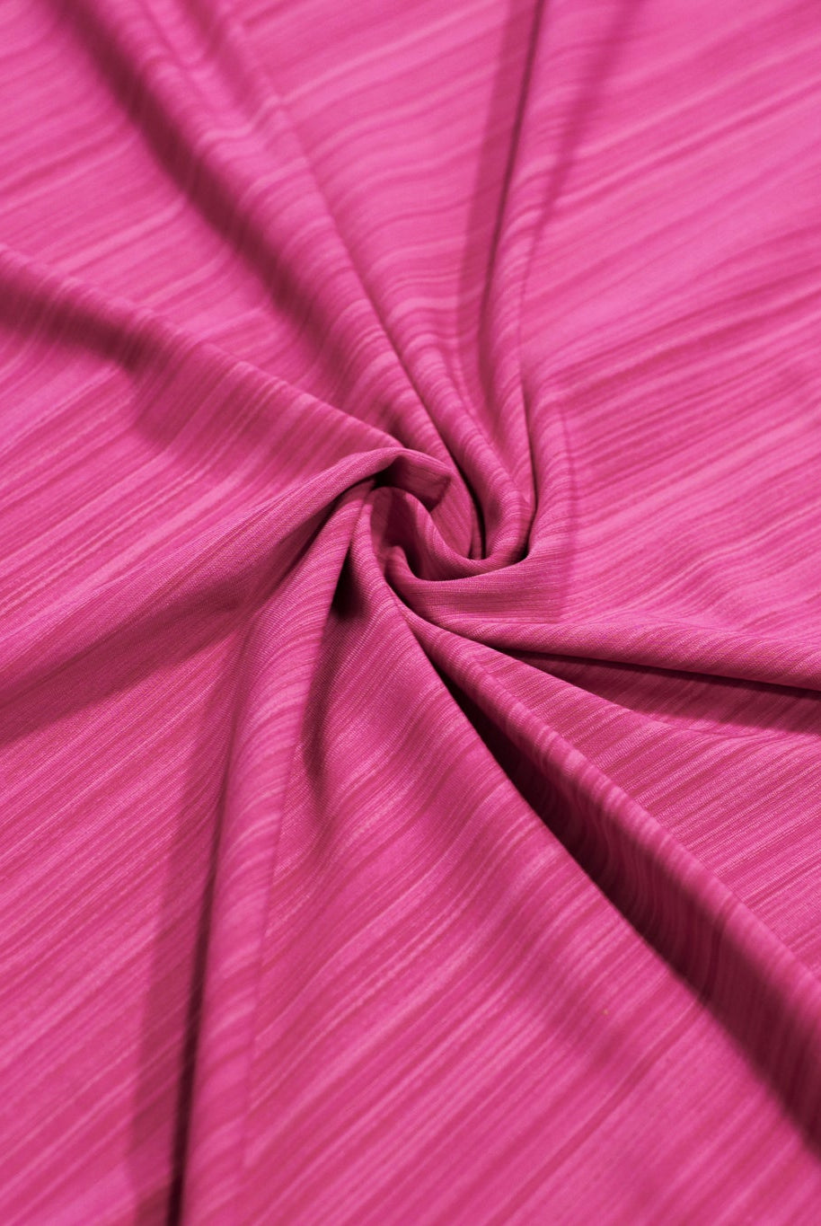 Bubblegum Pink, Striated Athletic Knit Fabric - Boho Fabrics - Athletic Knit Fabric