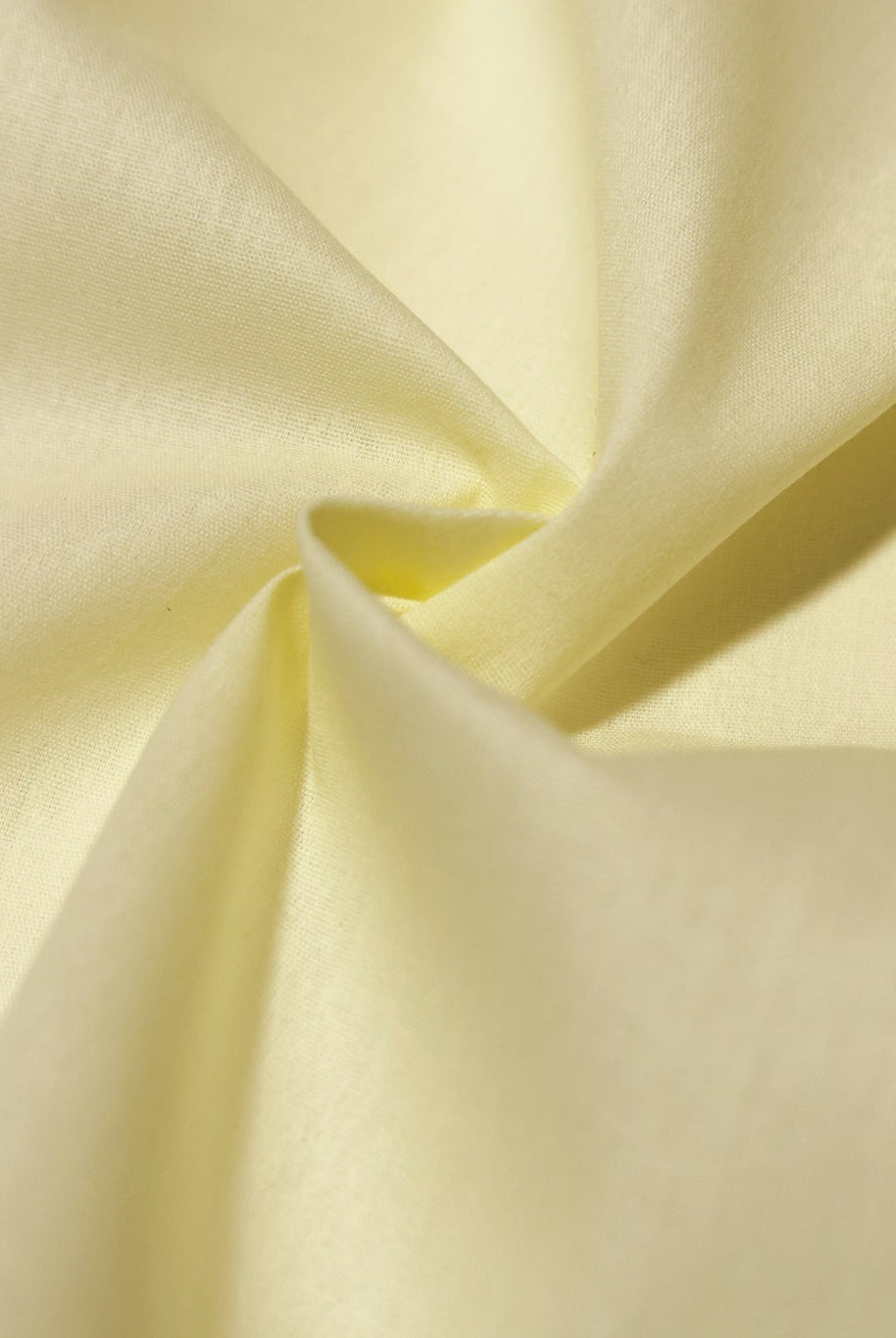 Butter Yellow Cotton Blend Poplin Woven Fabric - Boho Fabrics - Woven, Fabric