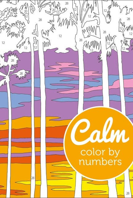 Calm Color By Numbers Coloring Book - Boho Fabrics - Books