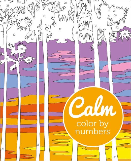 Calm Color By Numbers Coloring Book - Boho Fabrics - Books
