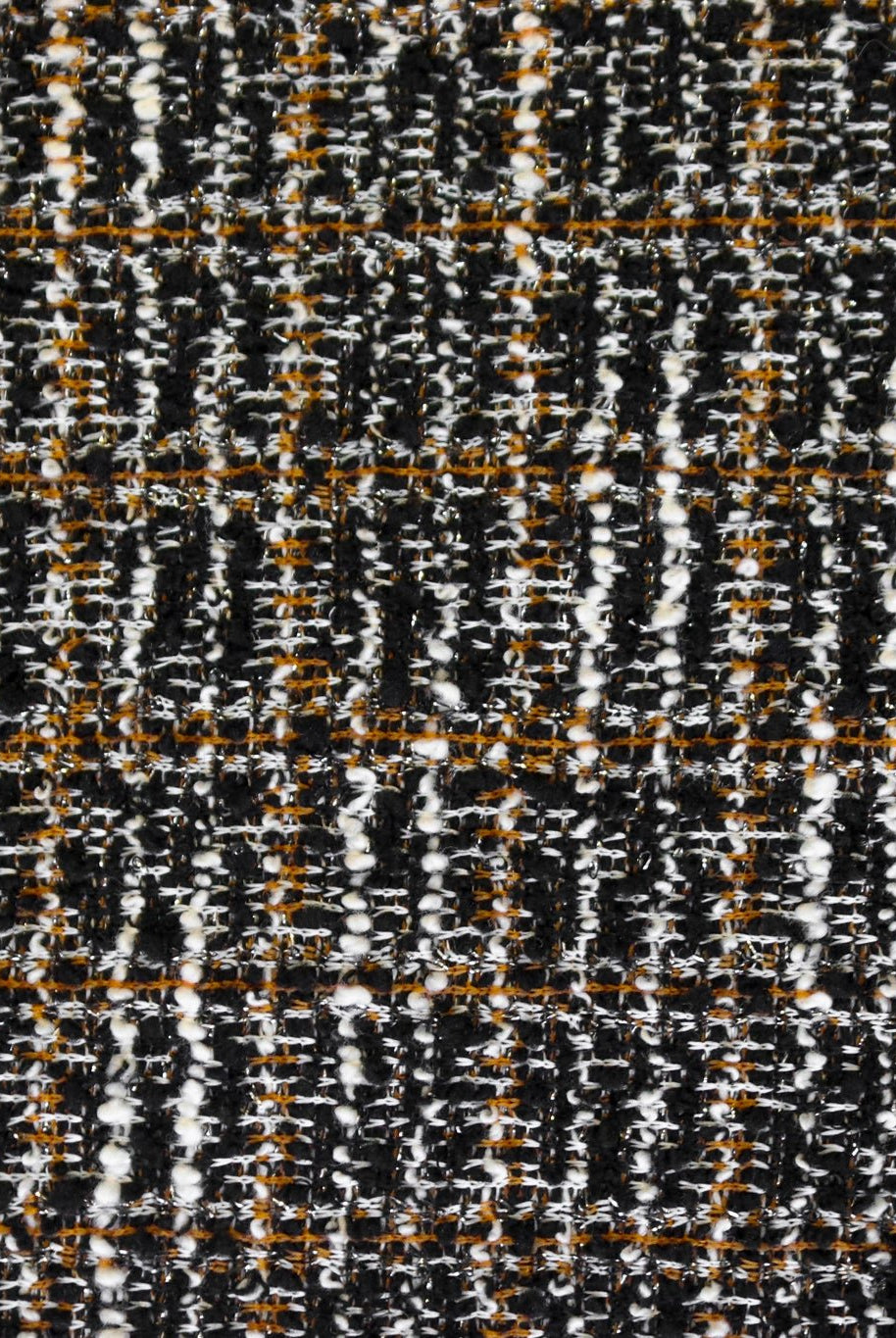 Camel Grid Boucle, Jacquard Knit Fabric (PRE - ORDER) - Boho Fabrics - Jacquard Knit Fabric