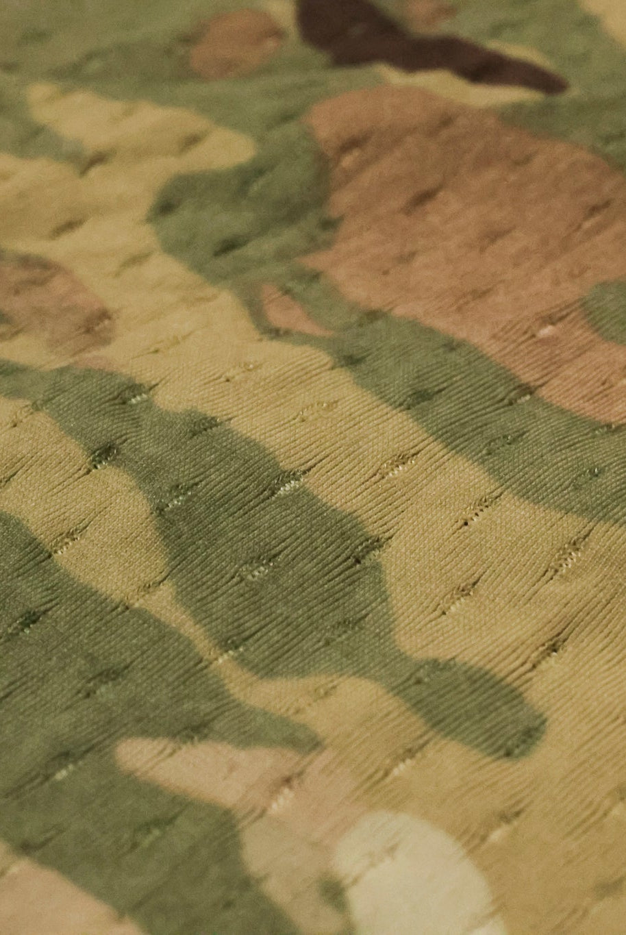 Camo, Athletic Mesh Knit Fabric, *DEADSTOCK CLOSEOUT* - Boho Fabrics - Athletic Knit Fabric