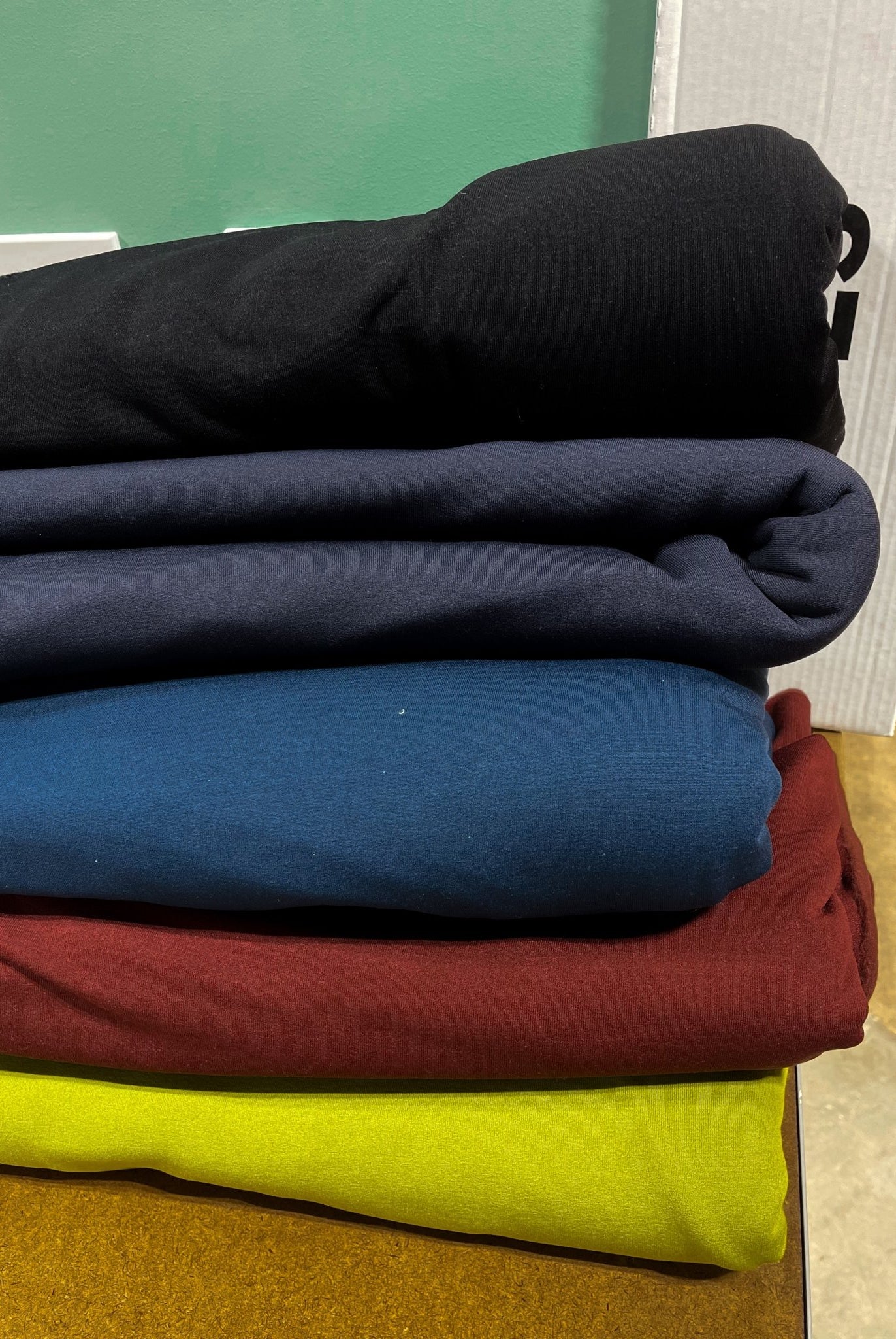 Capri Blue, Power Stretch Pro Fleece - Backed Performance Fabric. 2nds - Boho Fabrics - Performance Fabrics