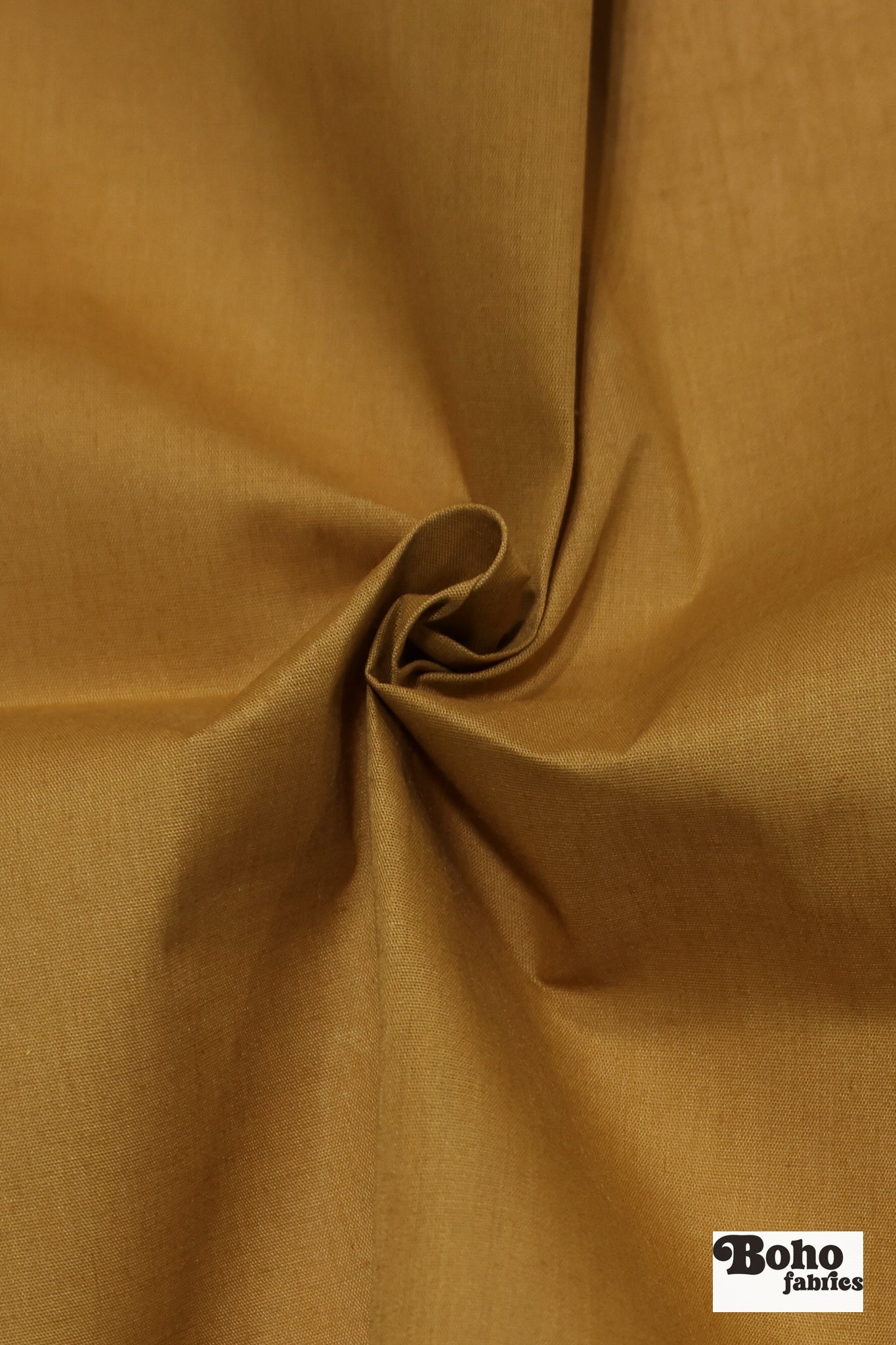 Caramel, Deadstock Cotton Canvas Woven Fabric - Boho Fabrics - Canvas Fabric
