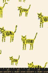 Catnap in Citron by Alexia Abegg for Ruby Star Society – 100% Cotton Fabric – RS4132 11 - Boho Fabrics - Quilting Cotton, Woven
