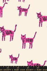 Catnap in Playful by Alexia Abegg for Ruby Star Society – 100% Cotton Fabric – RS4132 13 - Boho Fabrics - Quilting Cotton, Woven