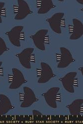 Catnap in Smoke by Alexia Abegg for Ruby Star Society – 100% Cotton Fabric – RS4135 14 - Boho Fabrics - Quilting Cotton, Woven