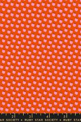 Catnap in Warm Red by Alexia Abegg for Ruby Star Society – 100% Cotton Fabric – RS4134 14 - Boho Fabrics - Quilting Cotton, Woven