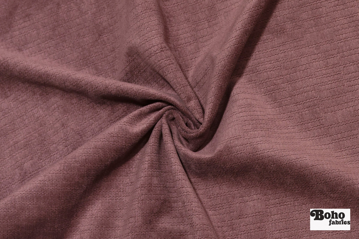 Chenille in Mauve Upholstery Woven Fabric - Boho Fabrics - Home Dec. & Upholstery Fabric