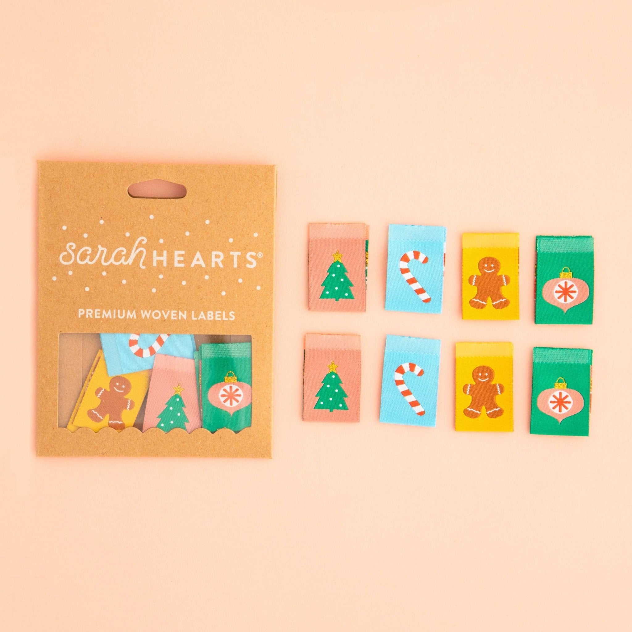 Christmas Holiday Stocking Stuffer - Sewing Woven Quilt and Garment Labels - Boho Fabrics - Sew - in Labels