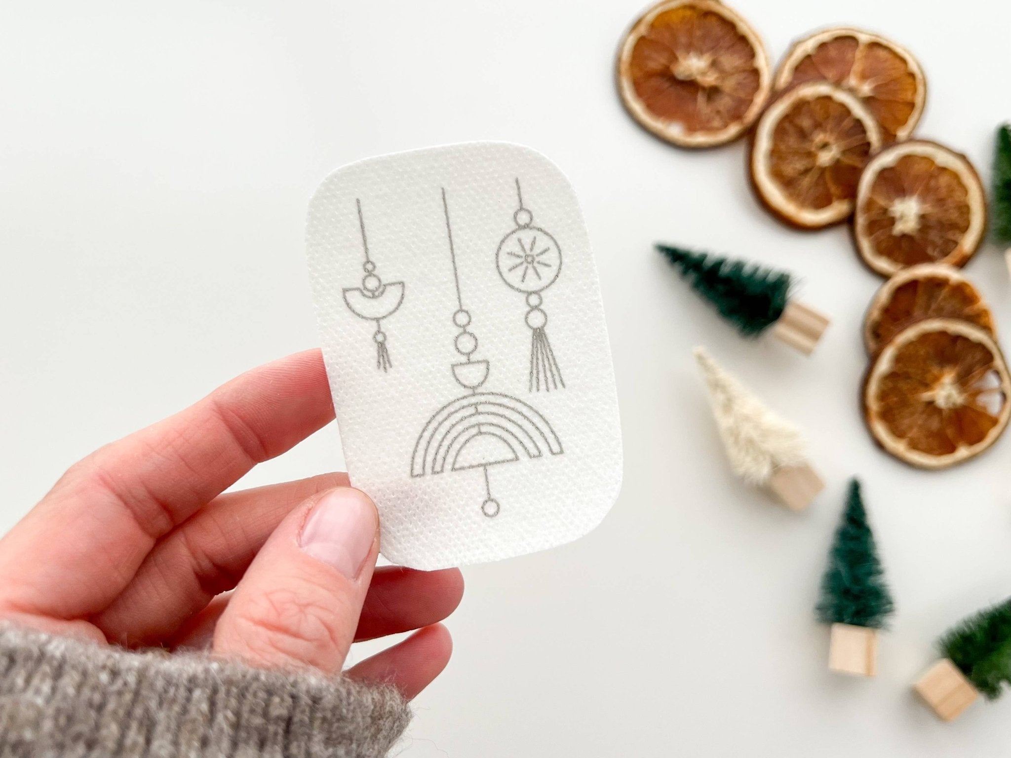 Christmas/Holiday. Stick & Stitch Embroidery designs, embroidery patterns (PRE - ORDER) - Boho Fabrics -