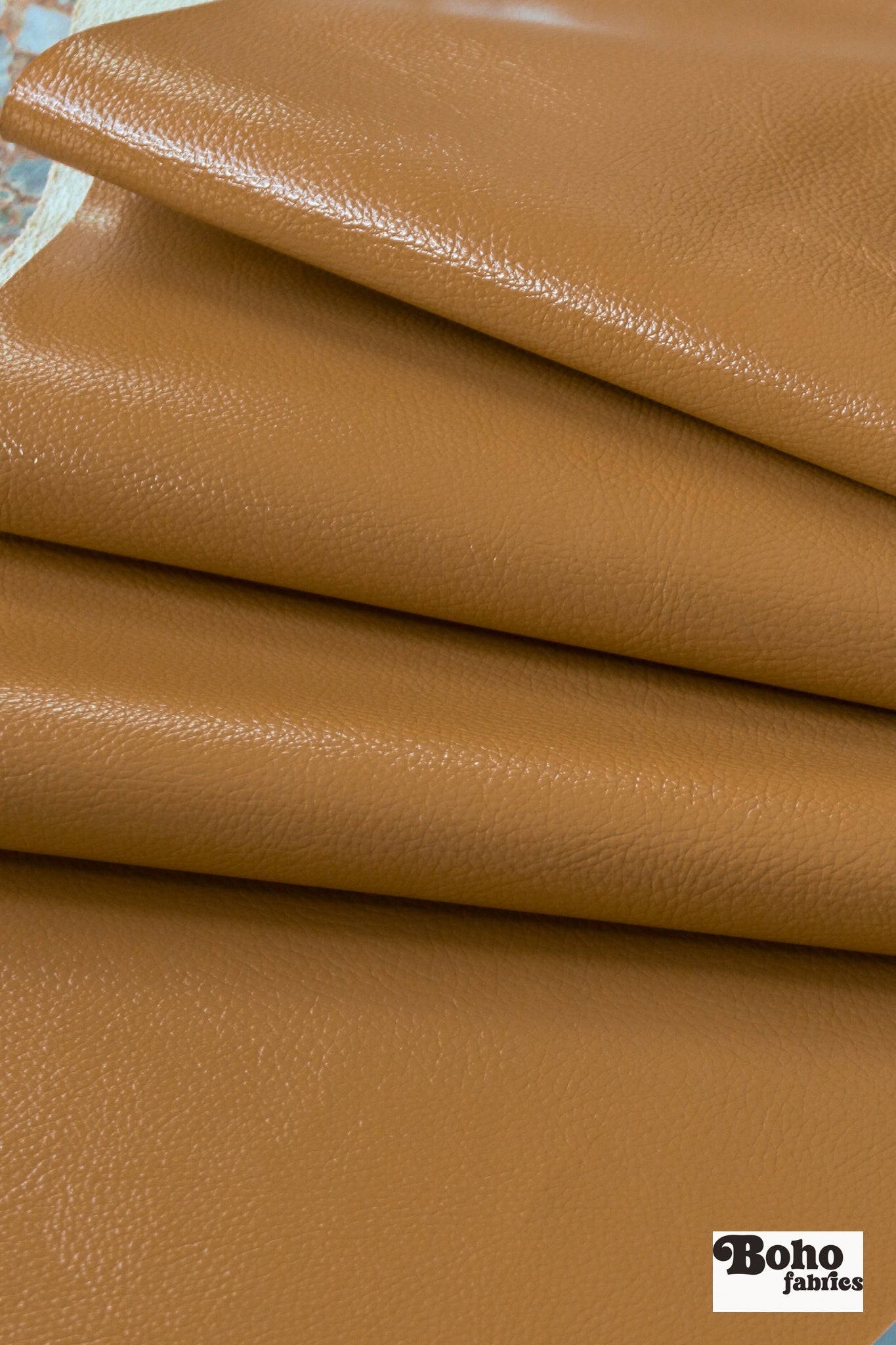 Churchill Downs in Harvest by Kaufmann - Faux Leather Vinyl Fabric - Boho Fabrics - Home Dec. & Upholstery Fabric
