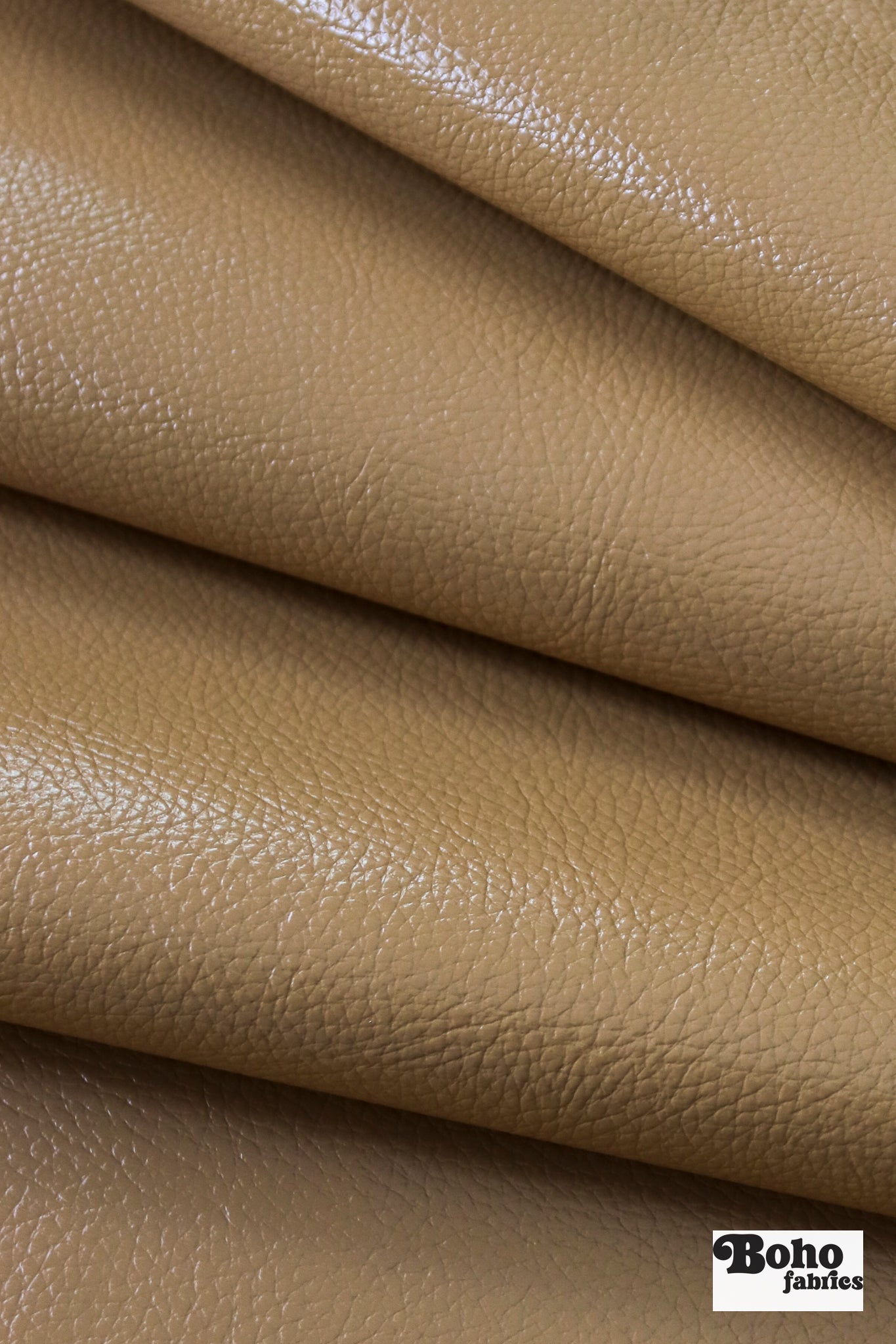 Churchill Downs in Rawhide by Kaufmann - Faux Leather Vinyl Fabric - Boho Fabrics - Home Dec. & Upholstery Fabric