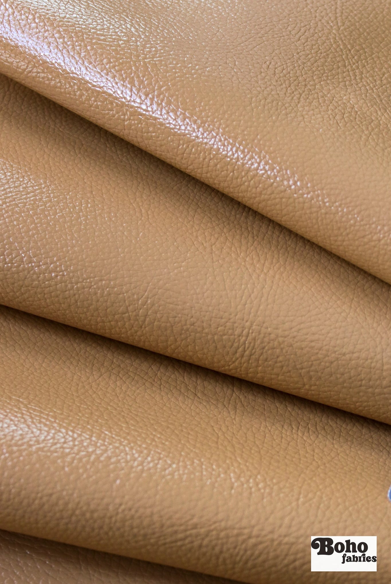 Churchill Downs in Rawhide by Kaufmann - Faux Leather Vinyl Fabric - Boho Fabrics - Home Dec. & Upholstery Fabric