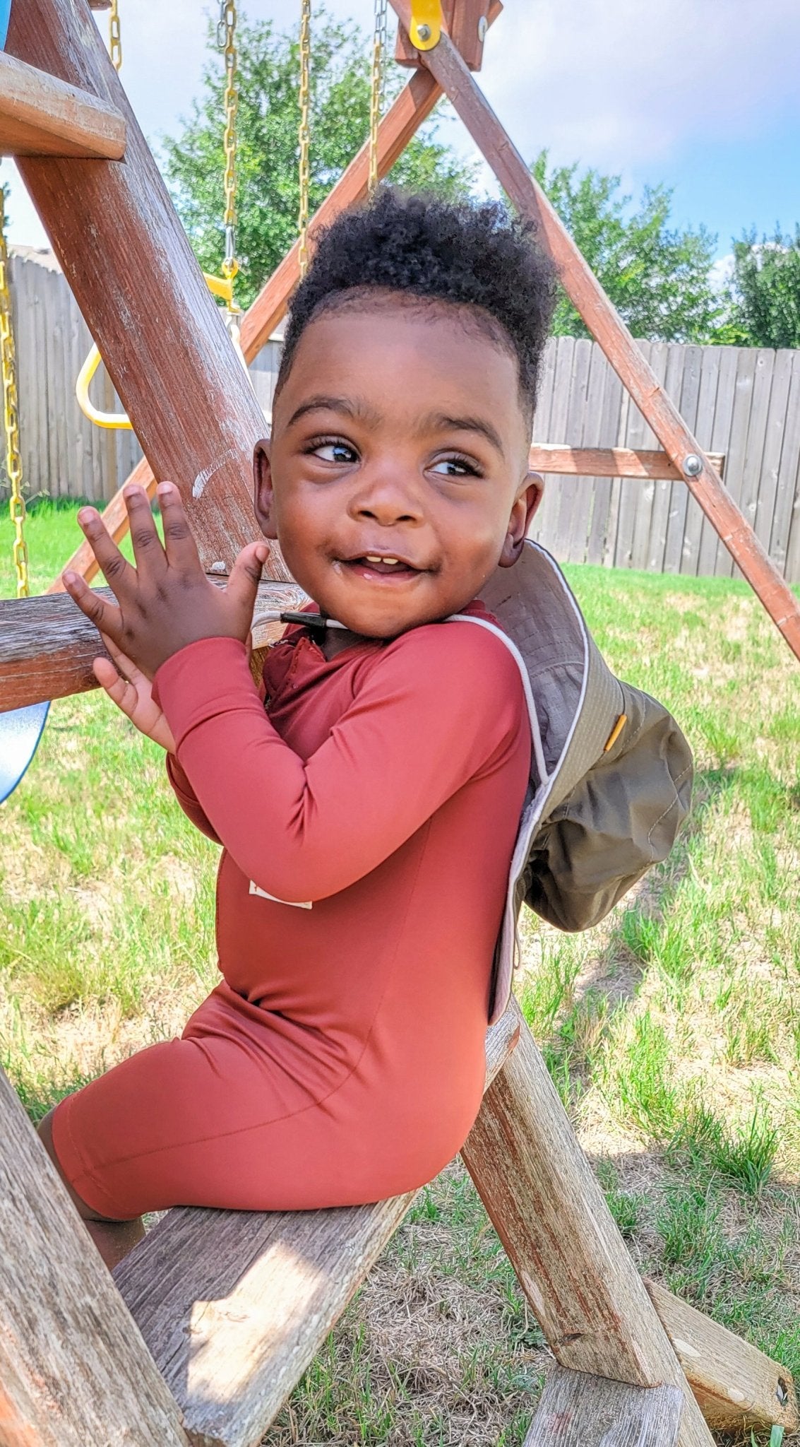 Cinnamon, Solid Swim Knit Fabric. - Boho Fabrics - Swim Knit, Solid Fabric