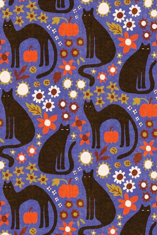 Cloud 9 Organic Cotton Canvas Fabric – Sleepy Hollows Morticia Blue (228177) - Boho Fabrics - Canvas Fabric
