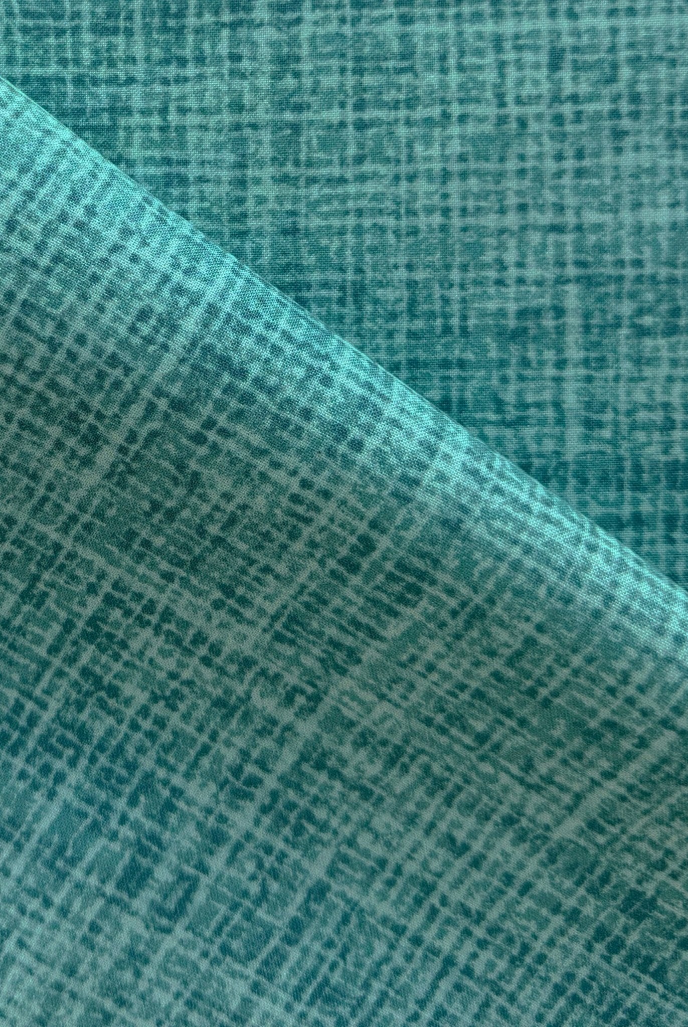 Cloud 9 Organic Quilting Cotton Fabric – Boomerang Blenders Malvern Turquoise (227727) - Boho Fabrics - Quilting Cotton, Woven