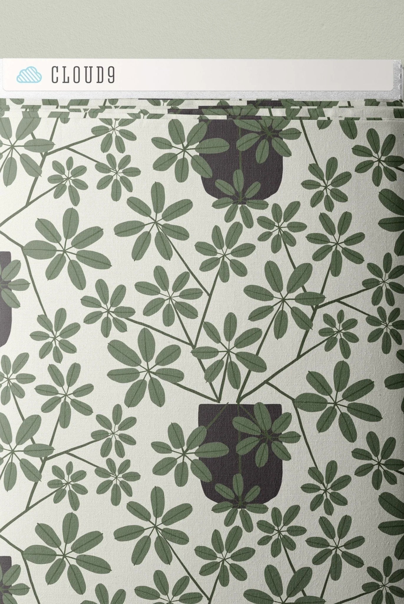 Cloud 9 Organic Quilting Cotton Fabric – Planted Offshoot (227600) - Boho Fabrics - Quilting Cotton, Woven