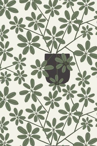 Cloud 9 Organic Quilting Cotton Fabric – Planted Offshoot (227600) - Boho Fabrics - Quilting Cotton, Woven