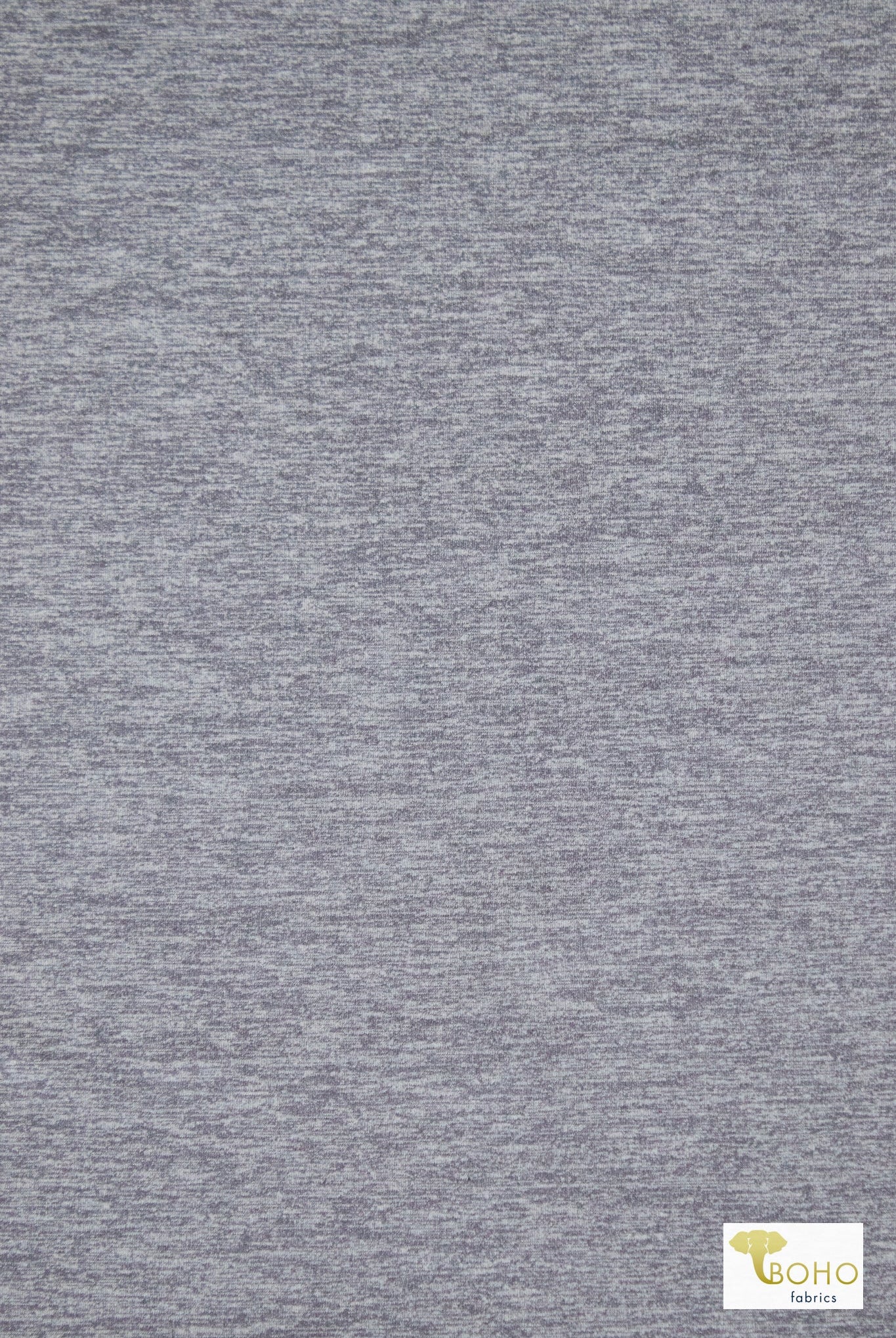 Cloudburst Gray Space Dye, Nylon Knit Fabric - Boho Fabrics - Athletic Knit Fabric