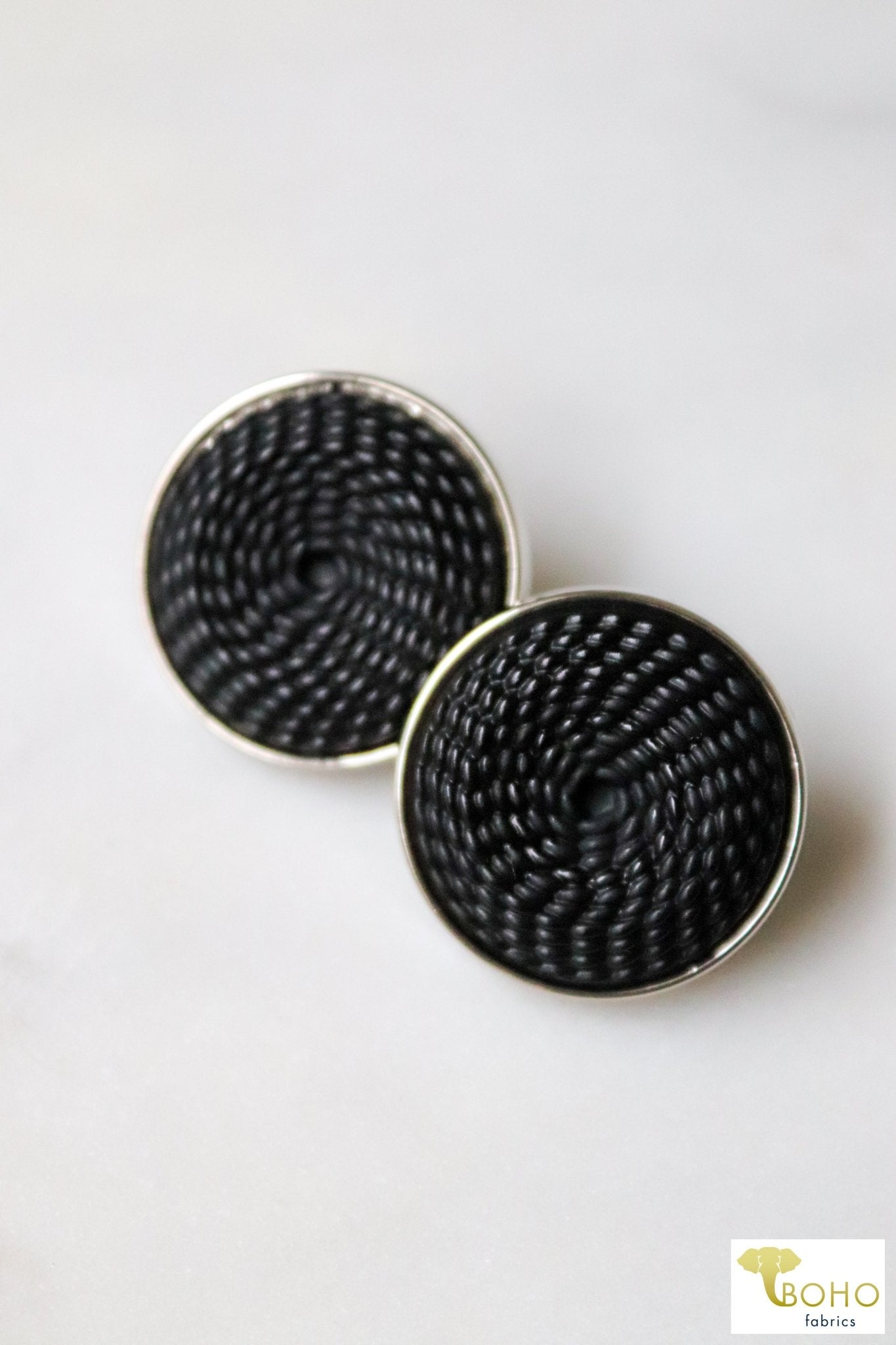 Cobra Wrap Shank Buttons. Available in 23mm & 28mm - Boho Fabrics