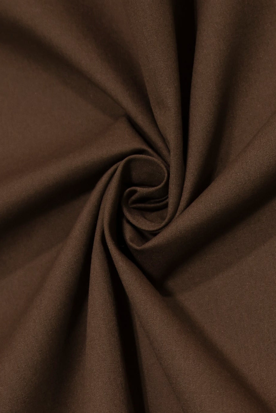 Coffee Brown, Deadstock Cotton Canvas Woven Fabric - Boho Fabrics - Canvas Fabric