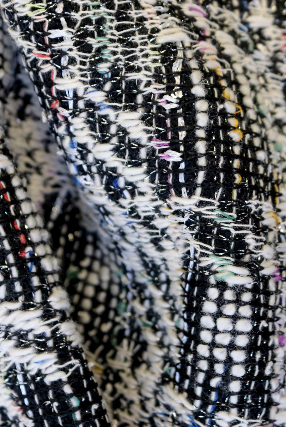 Confetti Plaid Boucle, Jacquard Knit Fabric (PRE - ORDER) - Boho Fabrics - Jacquard Knit Fabric