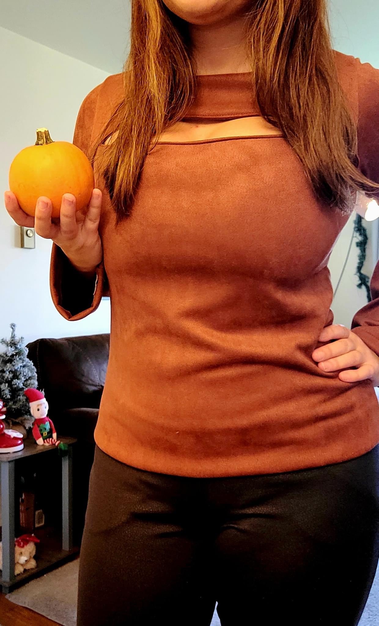 Copper, Heavy Scuba Knit Faux Suede - Boho Fabrics