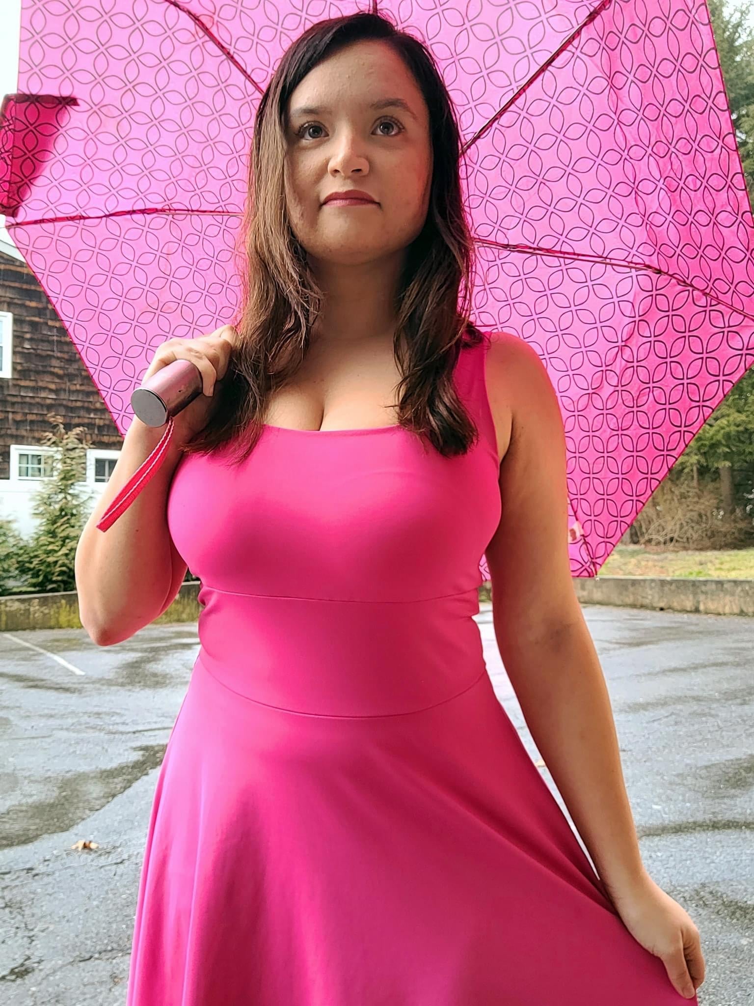 Cosmic Pink, Athletic Fabric - Boho Fabrics