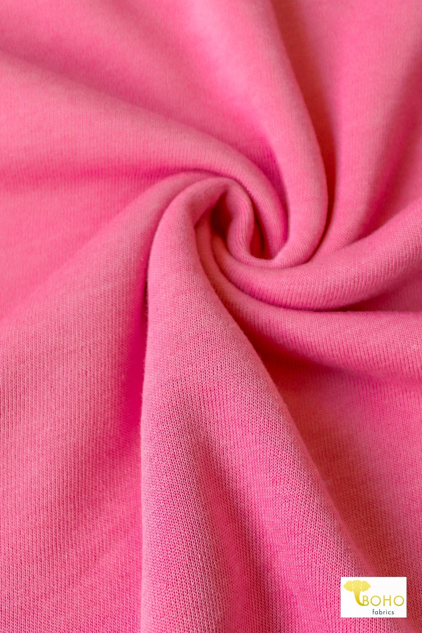Cotton Candy Pink, Sweatshirt Fleece. - Boho Fabrics