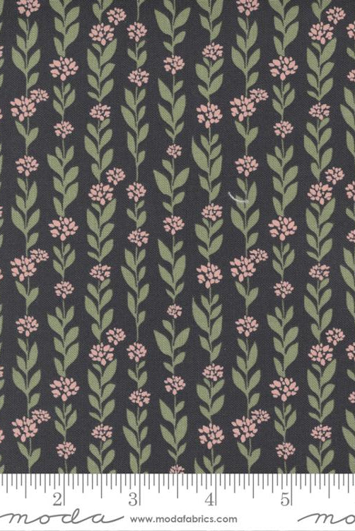 Country Rose Charcoal 5171 17 Moda 1 - Boho Fabrics - Quilting Cotton, Woven