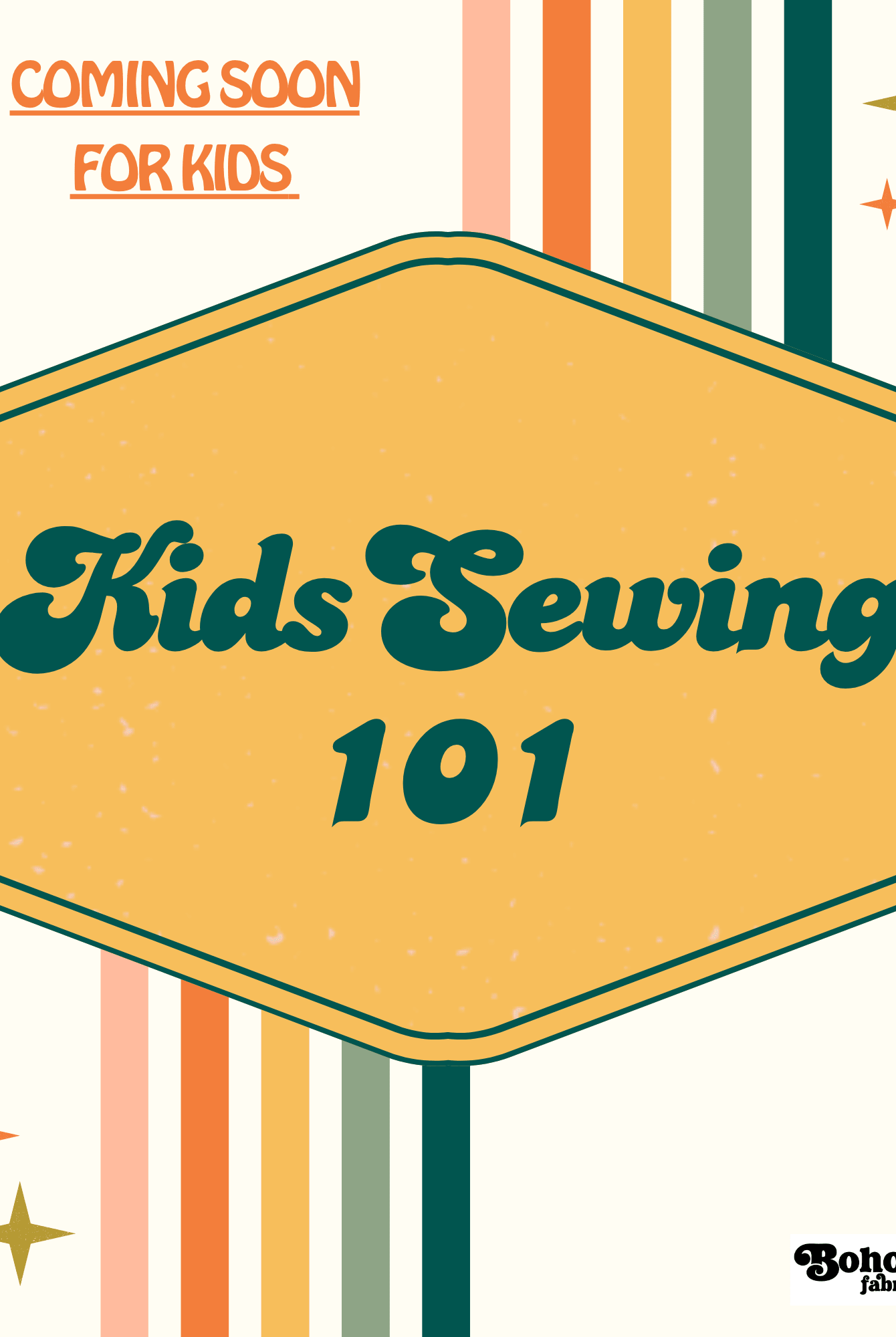 Course: Kids Sewing 101 - Boho Fabrics - Class