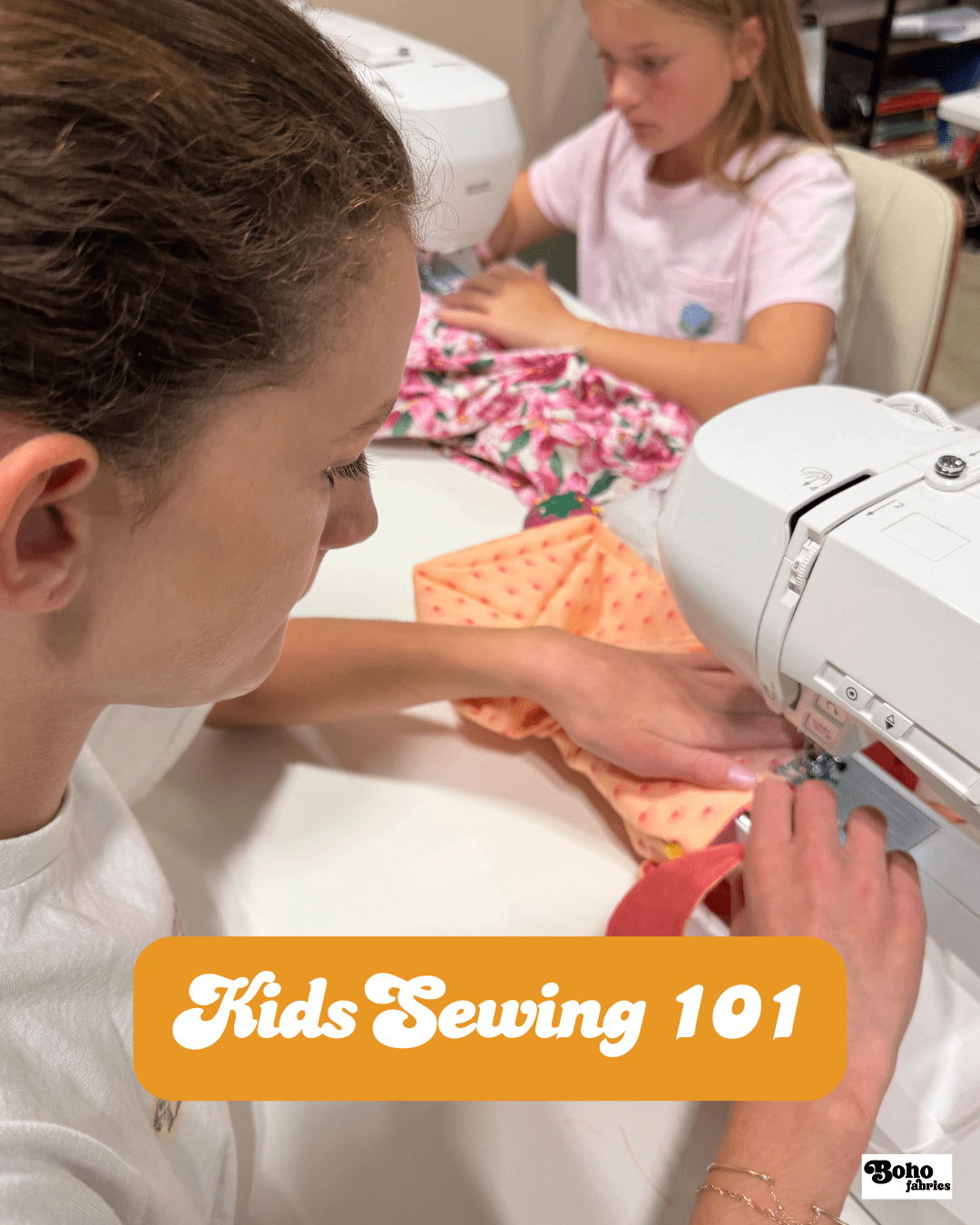 Course: Kids Sewing 101 - Boho Fabrics - Class