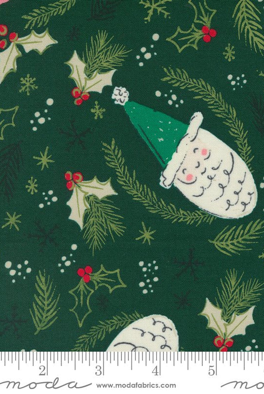 Cozy Wonderland in Pine by Moda - 100% Cotton Quilting Fabric - 45590 23 - Boho Fabrics - Quilting Cotton, Woven