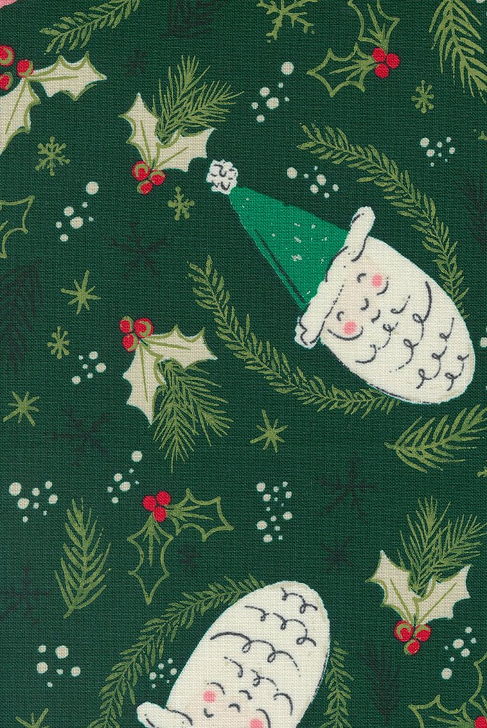 Cozy Wonderland in Pine by Moda - 100% Cotton Quilting Fabric - 45590 23 - Boho Fabrics - Quilting Cotton, Woven