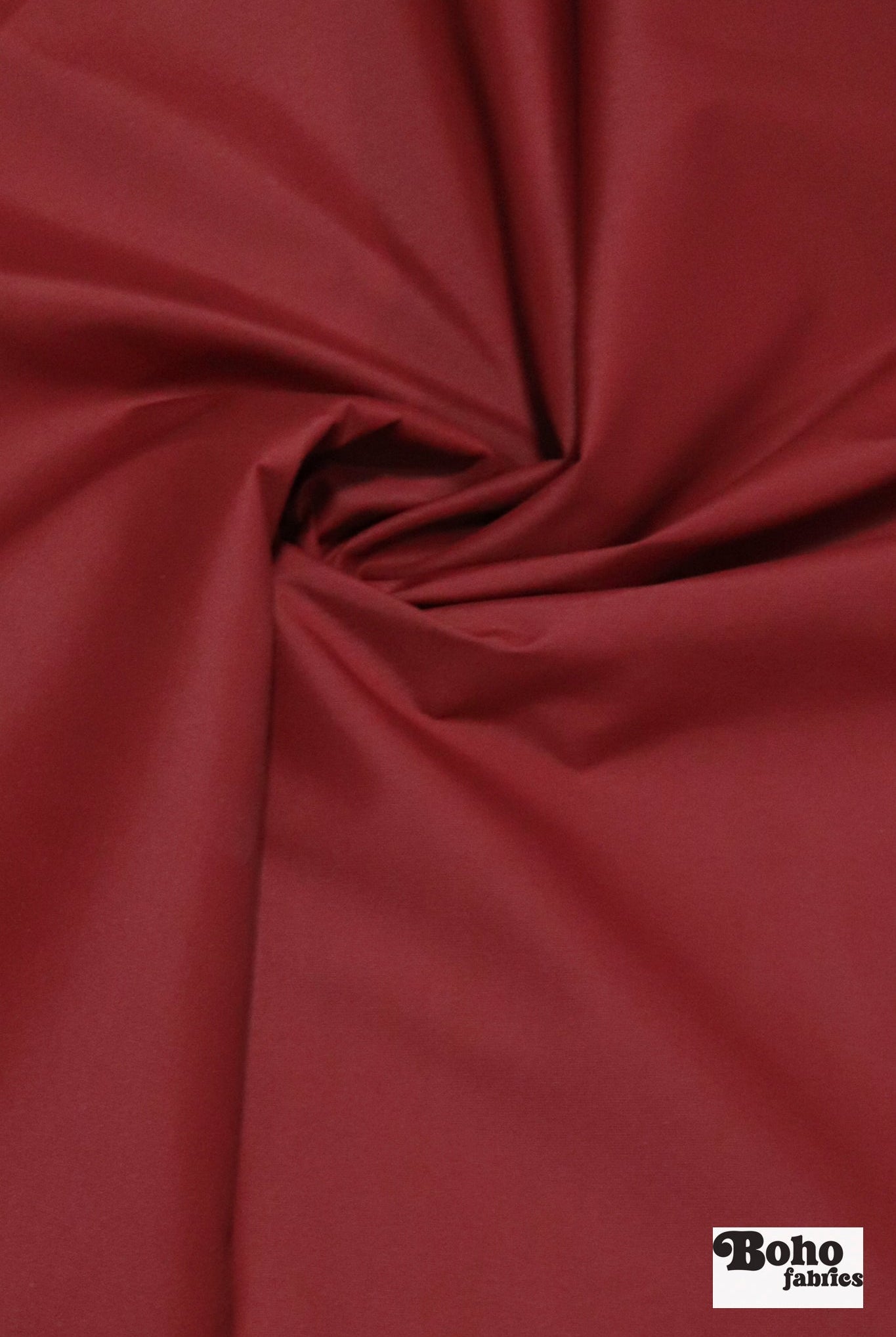 Cranberry Red Lightweight Cordura Nylon Fabric — Water - Resistant Designer Deadstock - Boho Fabrics - Performance Fabric, Woven