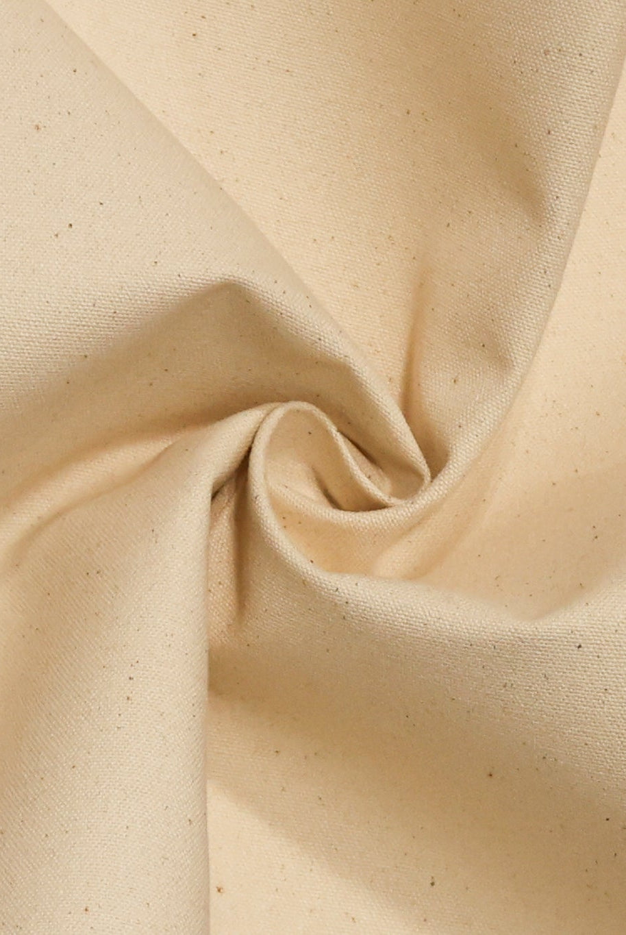 Cream, Deadstock Cotton Duck Canvas Woven Fabric - Boho Fabrics - Canvas Fabric