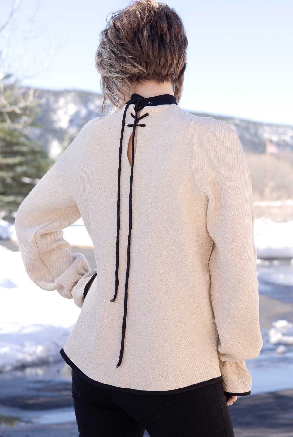Cream Stone, Thick Twill Woven Fabric - Boho Fabrics - Woven, Fabric