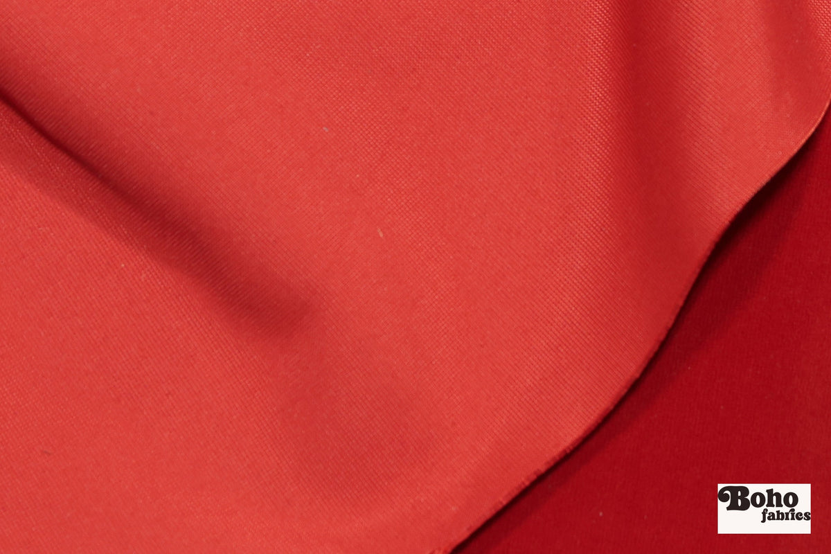 Crimson Red, Velveteen Woven Fabric - Boho Fabrics - Home Dec. & Upholstery Fabric