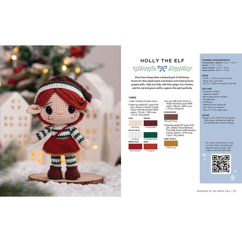 Crochet Amigurumi for the Holidays (NEW!) - Boho Fabrics -