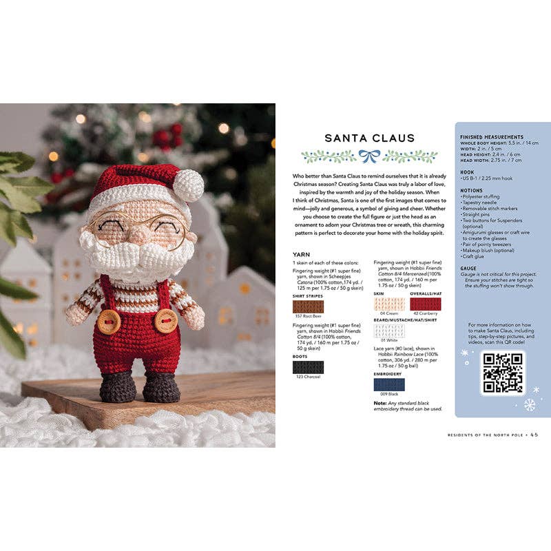 Crochet Amigurumi for the Holidays (NEW!) - Boho Fabrics -