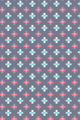 Crosses Mouro. Skopelos Collection by Katarina Roccella. Art Gallery Cotton Woven Fabric. Sold by the Half Yard! - Boho Fabrics