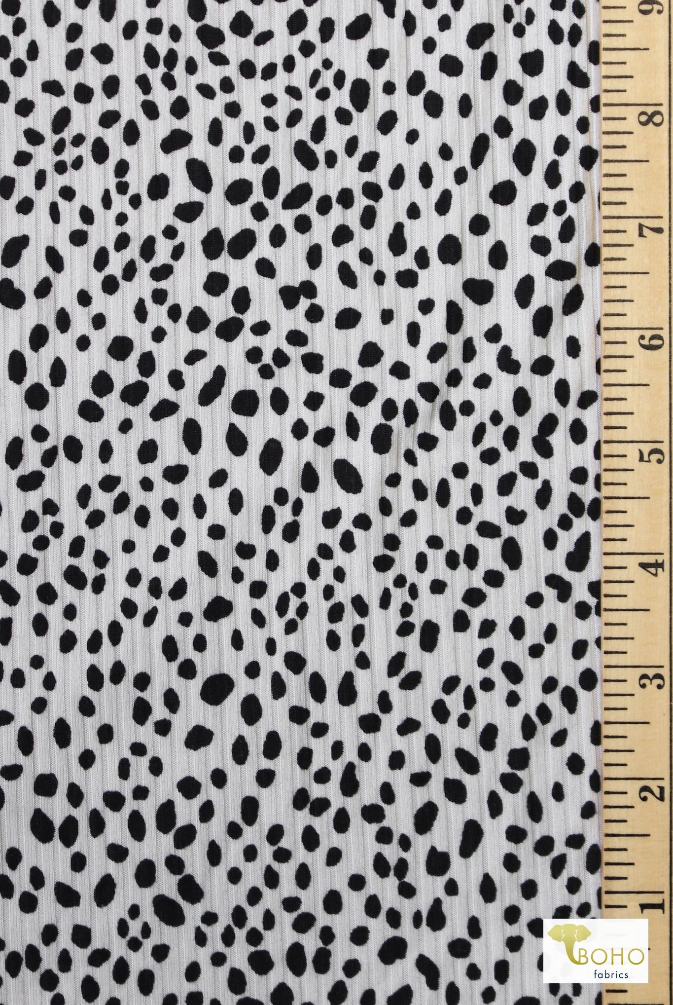 Cruella, Rib Knit Fabric - Boho Fabrics