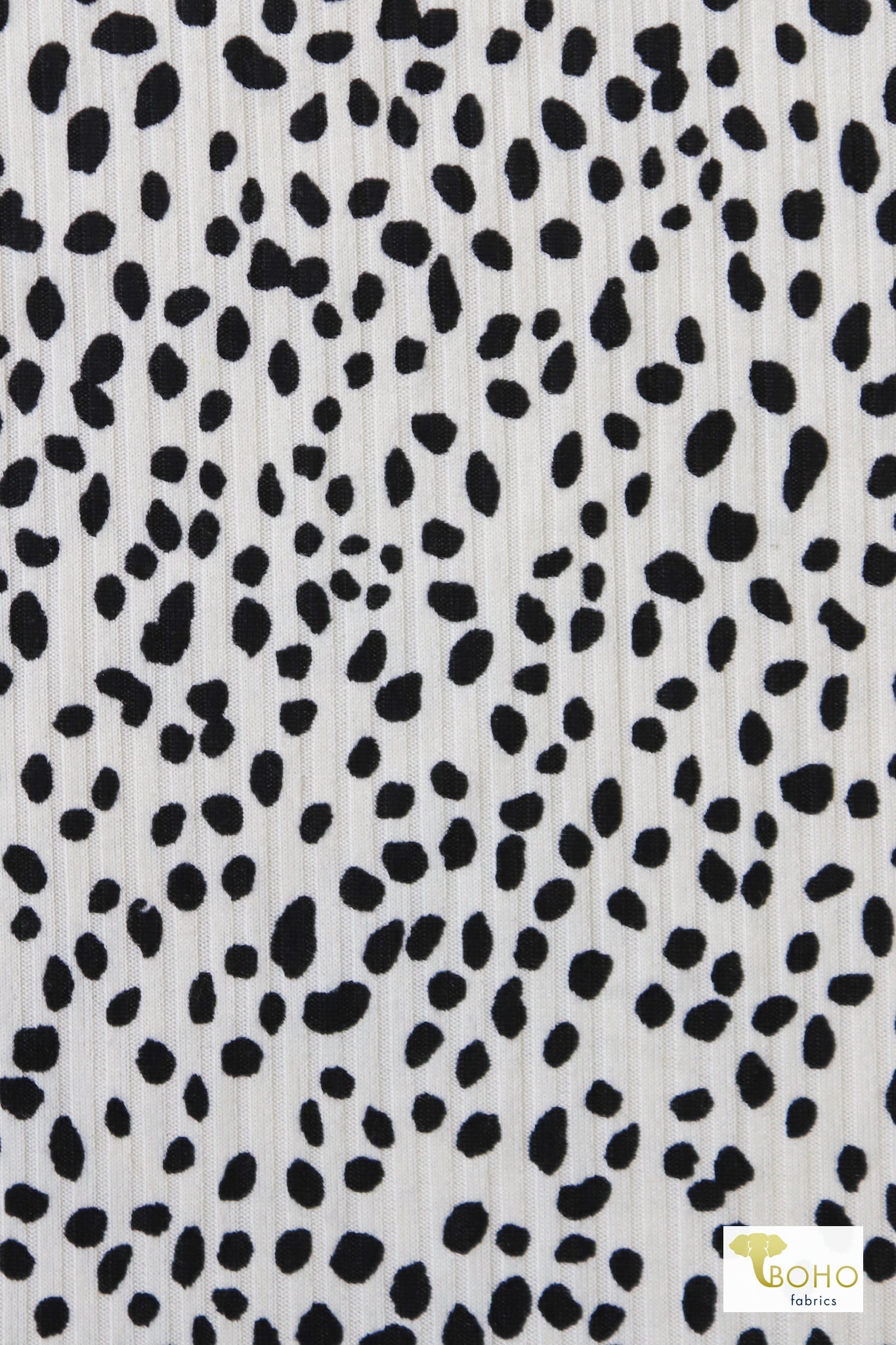 Cruella, Rib Knit Fabric - Boho Fabrics